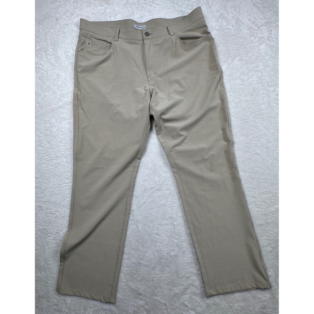 Peter Millar Eb55 Performance Pants Golf Lightweight Beige 38/32